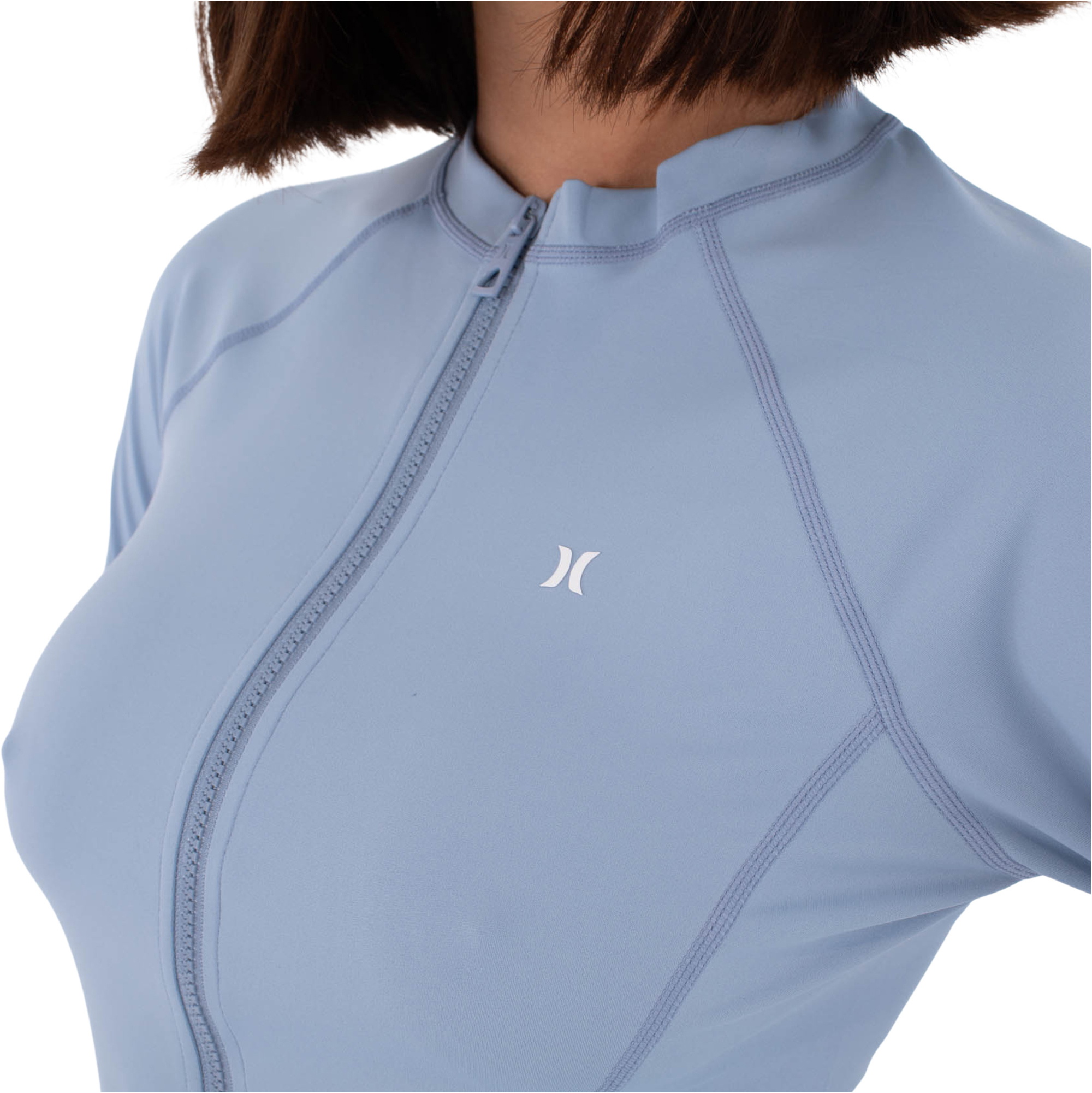 2026 Hurley Femmes Gilet Lycra à Manches Longues Et Fermeture éclair WLEU00003 - Spring Breeze